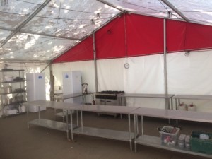 Tented Village Kitchen